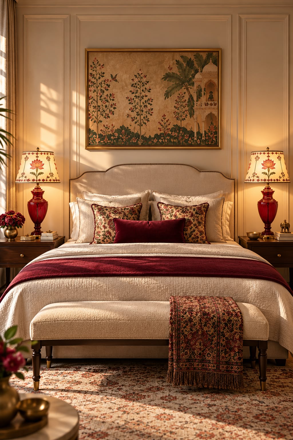 The Ruby Heirloom Brass Table Lamp (Arrives without Lamp Shade)